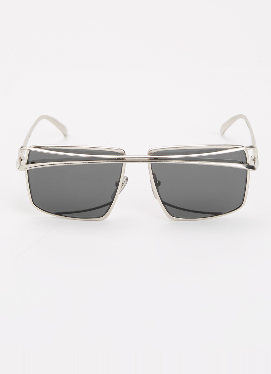 Prada Retro zonnebril PR C55S - detail 2 zilver