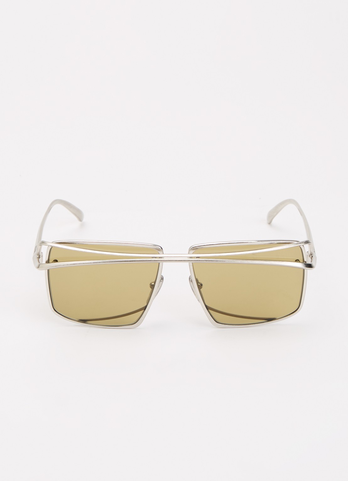 Prada Retro zonnebril PR C55S - detail zilver