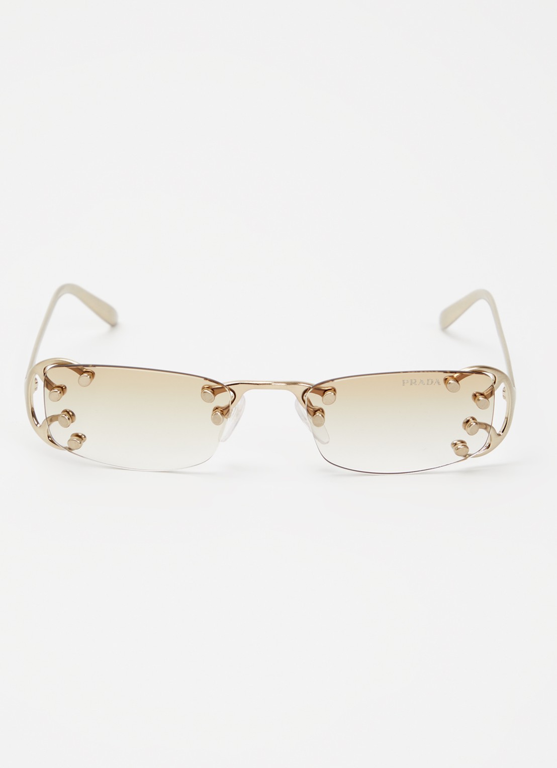 Prada Retro zonnebril PR C57S - detail goud