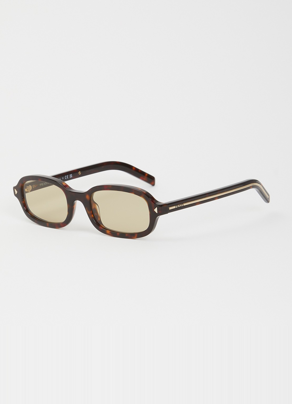 Prada Retro zonnebril PR D06S - voorkant 4 bruin