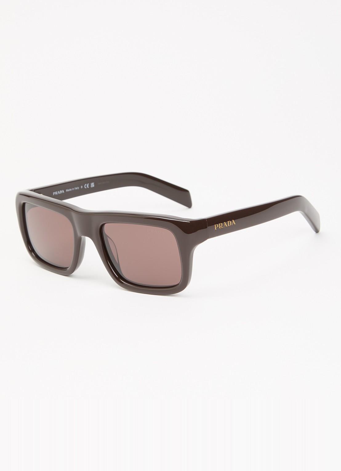 Prada Retro zonnebril PR D11S - voorkant 4 bruin