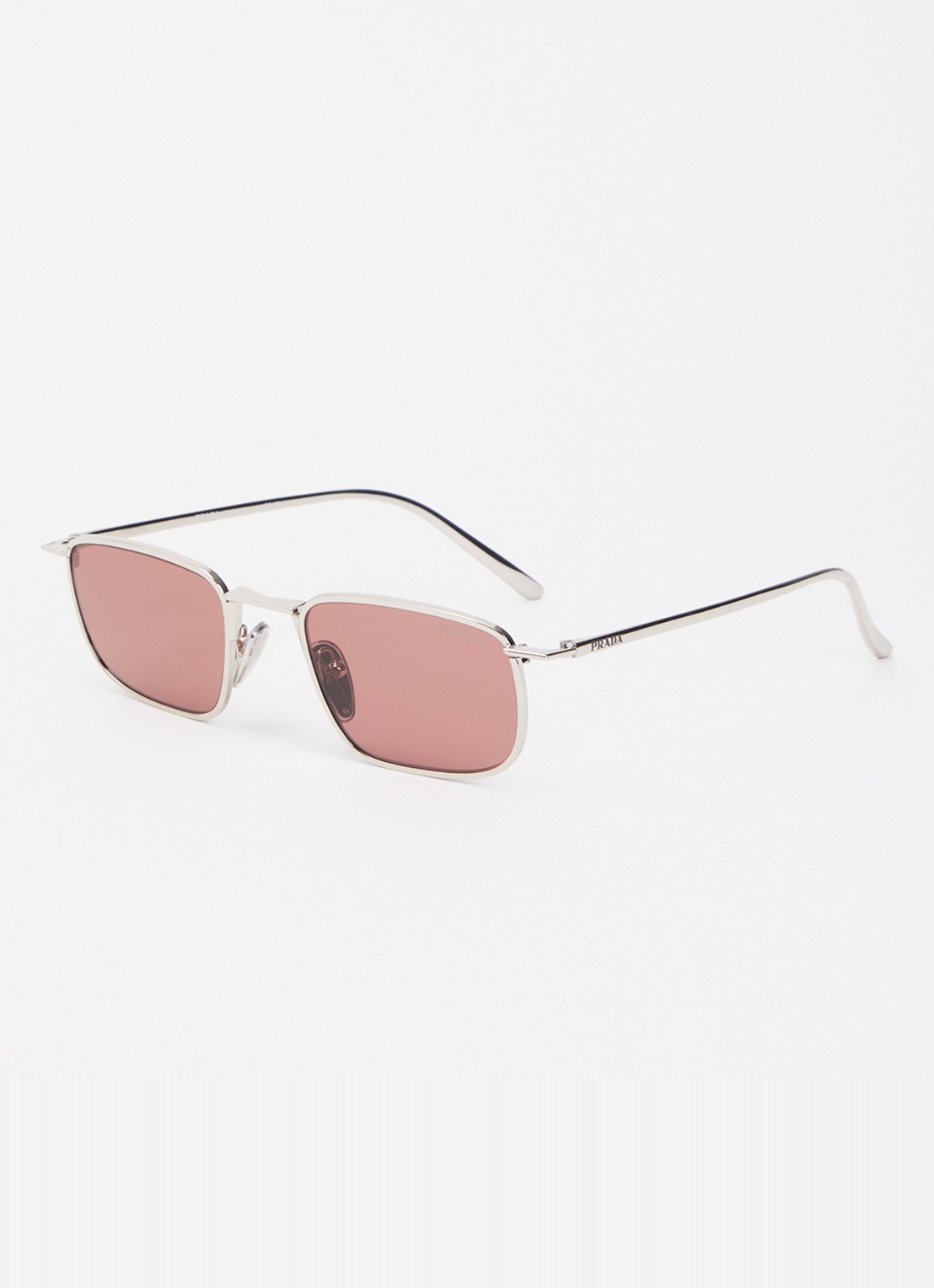 Prada Retro zonnebril PR D52S - voorkant zilver