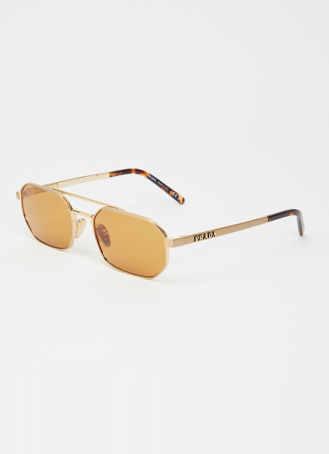 Prada Retro zonnebril PR D53S - voorkant goud
