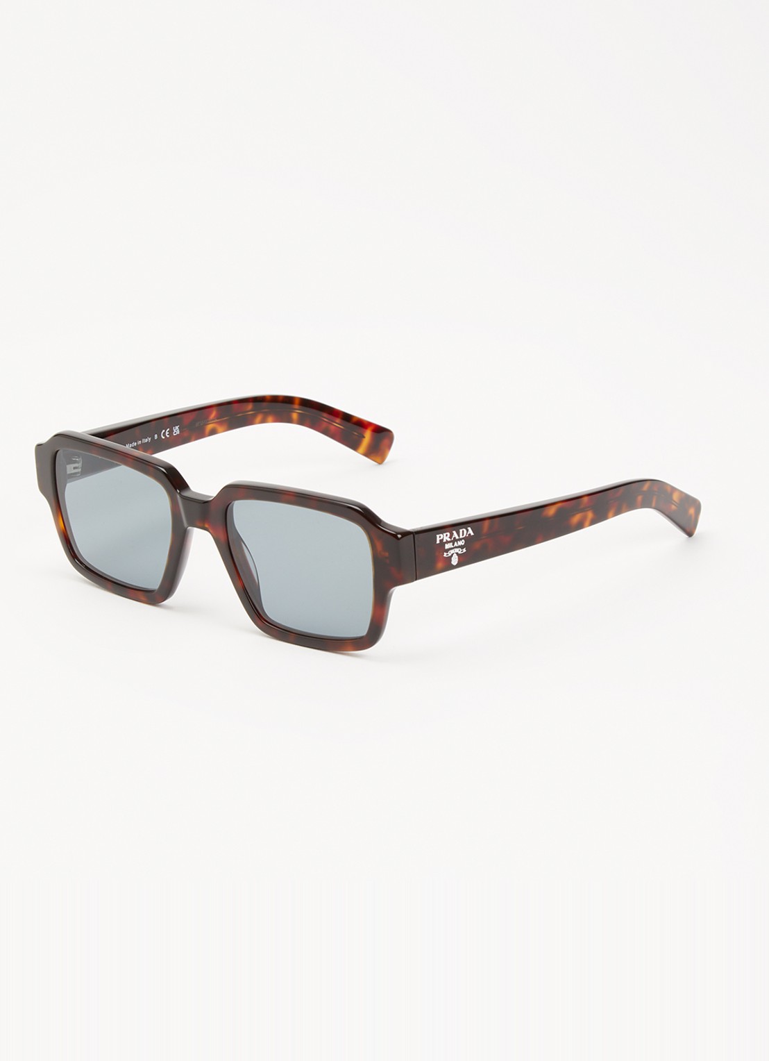 Prada Retro zonnebril PR02ZS - voorkant donkerbruin