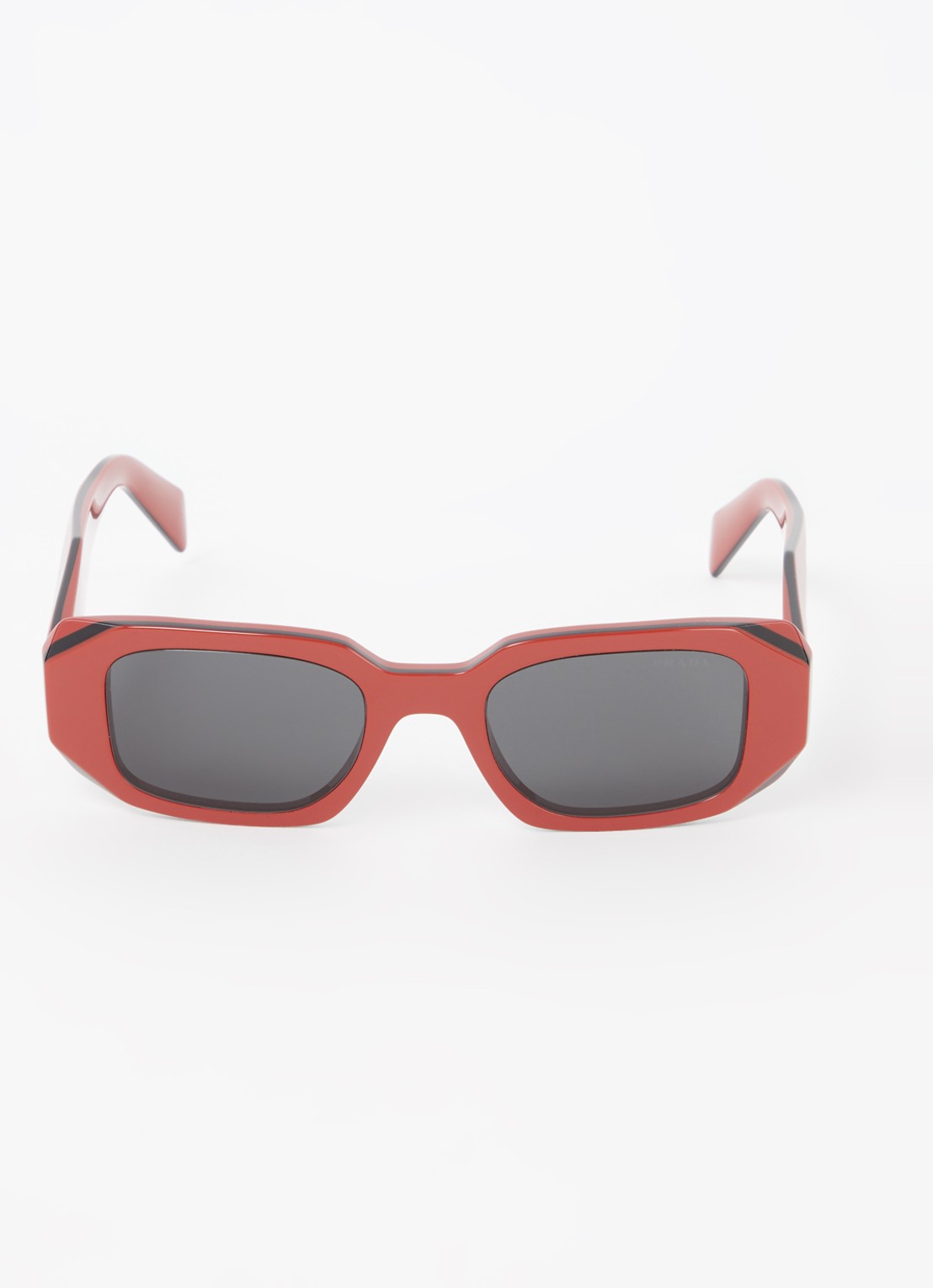 Prada Retro zonnebril PR17WS - detail 2 steenrood