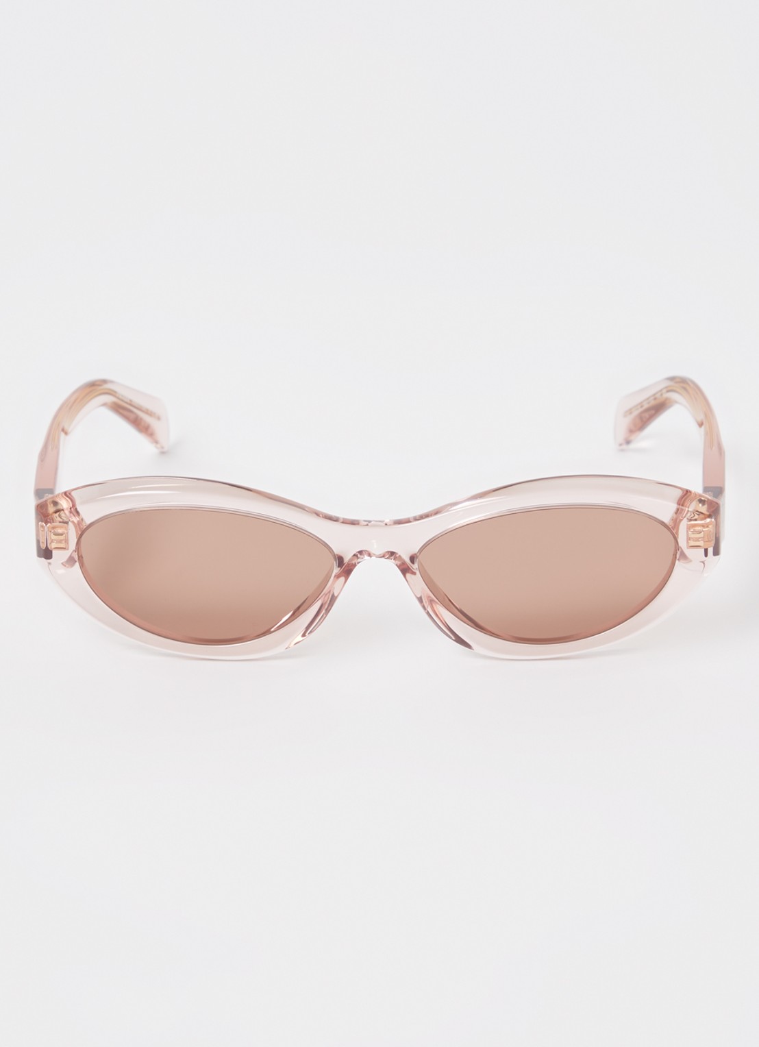 Prada Retro zonnebril PR26ZS - detail 3 roze