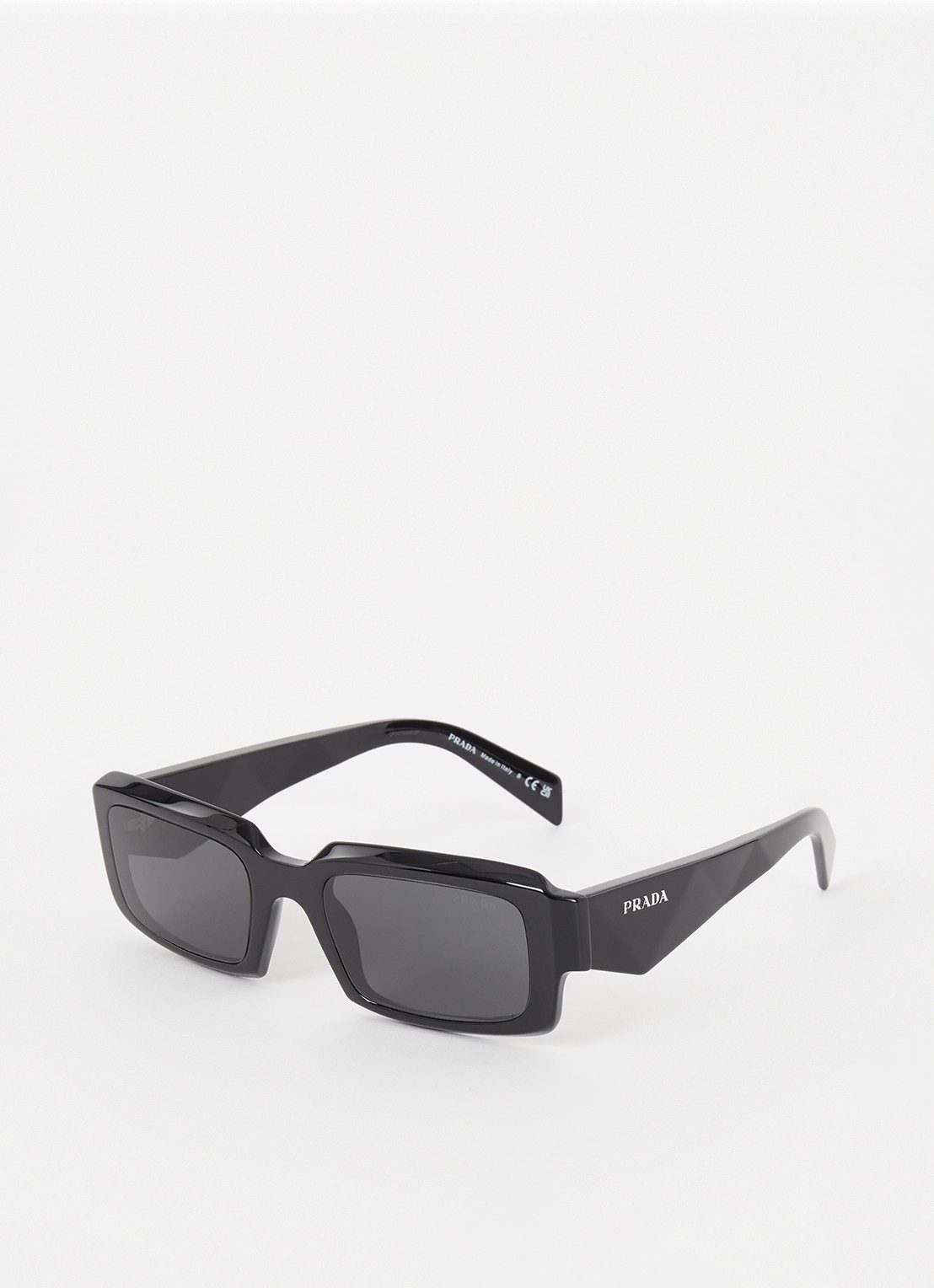 Prada Retro zonnebril PR27ZS  - voorkant zwart