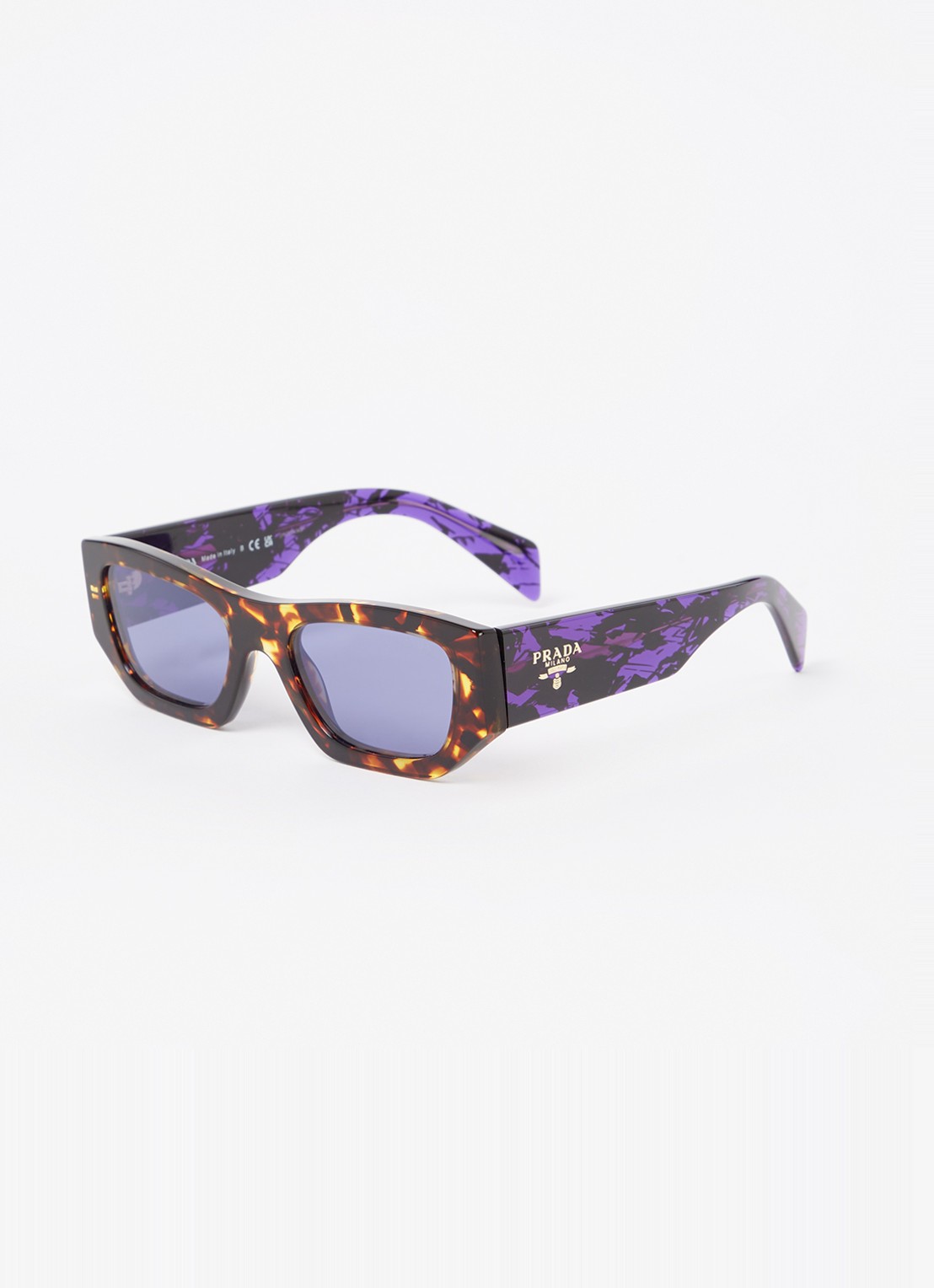 Prada Retro zonnebril PRA01S - voorkant donkerbruin