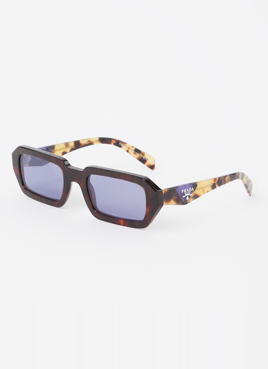 Prada Retro zonnebril PRA12S - voorkant donkerbruin