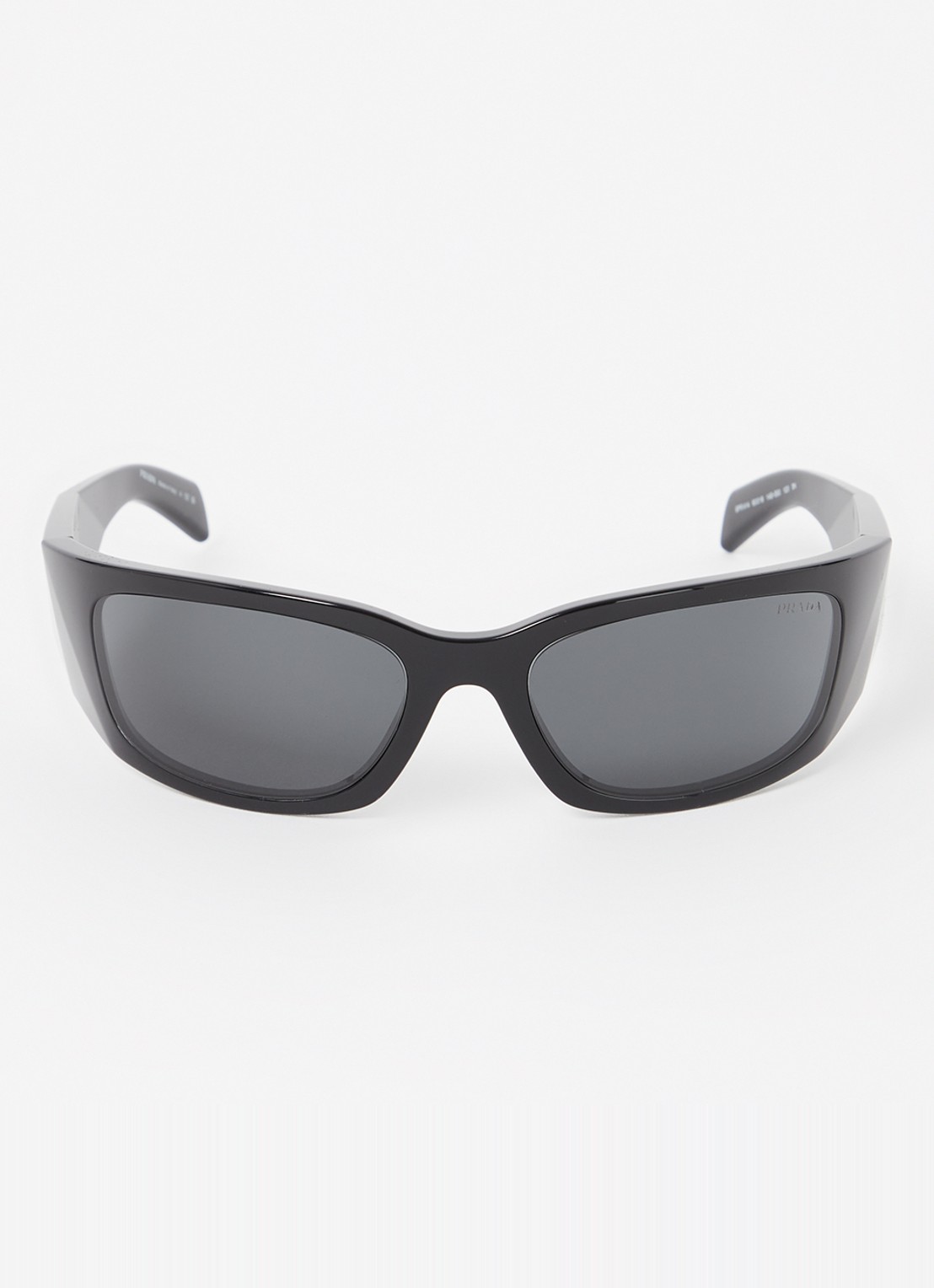 Prada Retro zonnebril PRA14S - detail 3 zwart