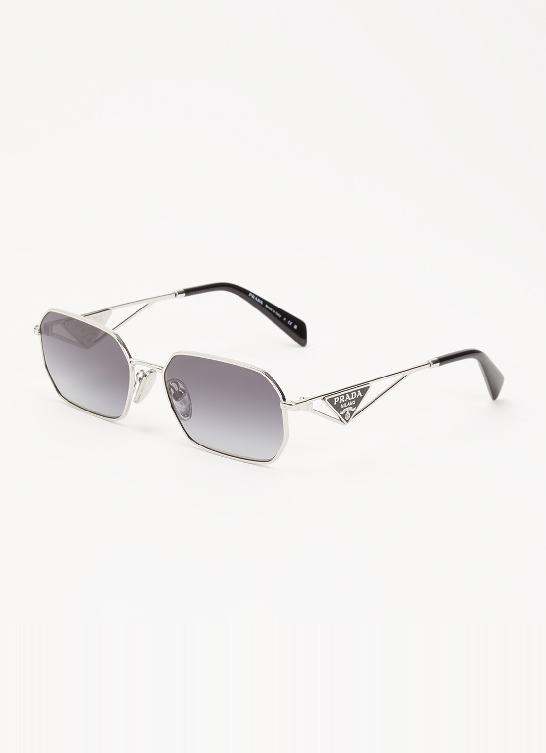 Prada Retro zonnebril PRA51S - voorkant 4 zilver