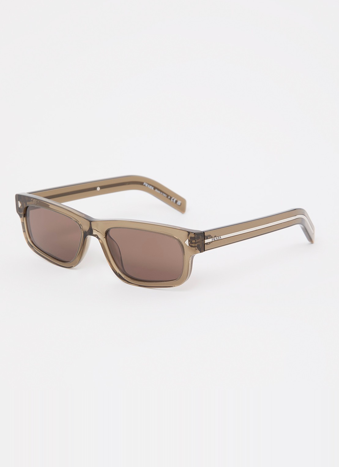 Prada Retro zonnebril PRB11S - voorkant transparant