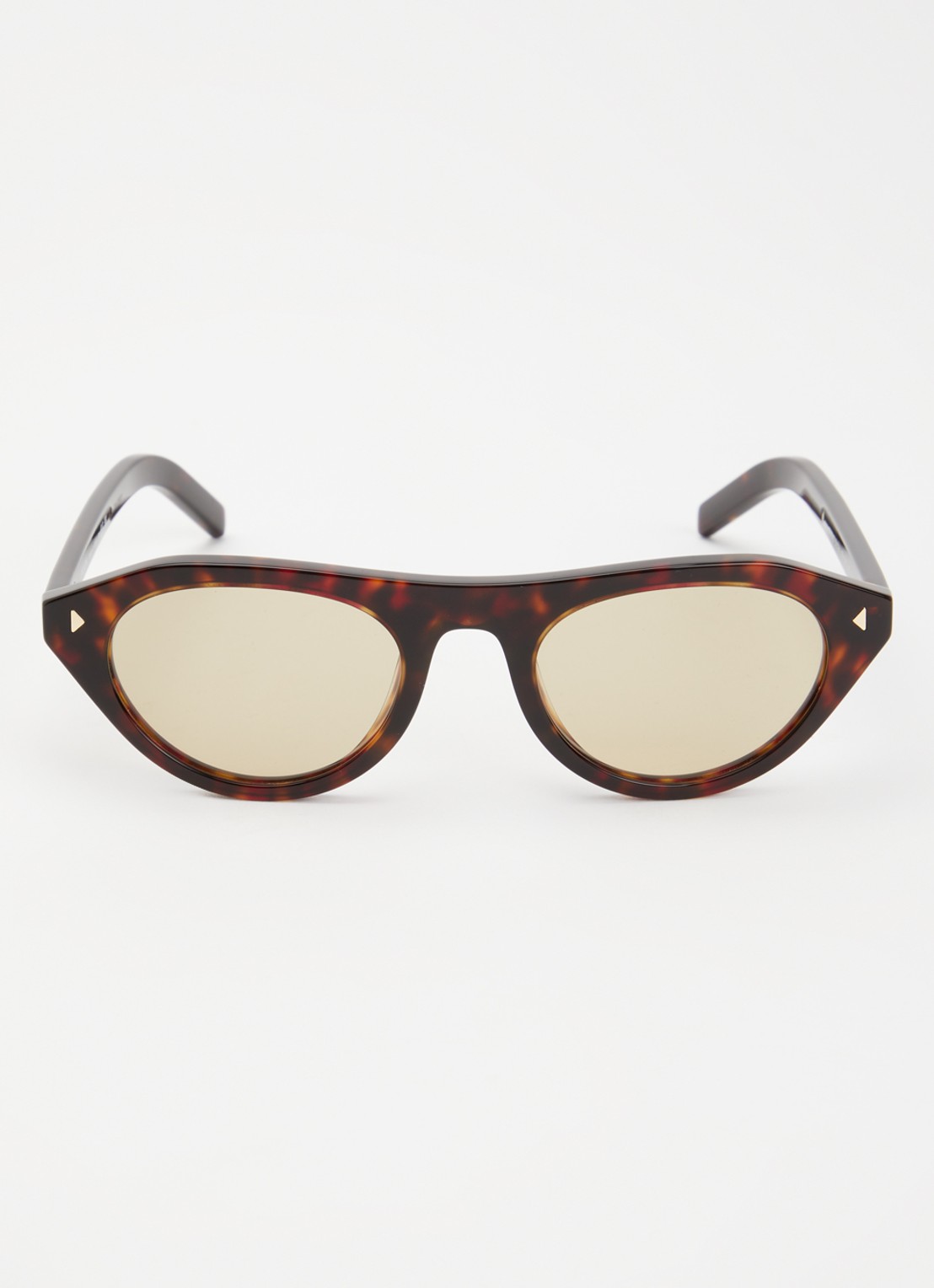 Prada Retro zonnebril PRB15S  - detail 2 donkerbruin