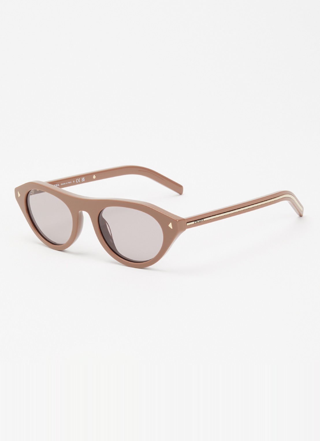 Prada Retro zonnebril PRB15S - voorkant 4 lichtbruin