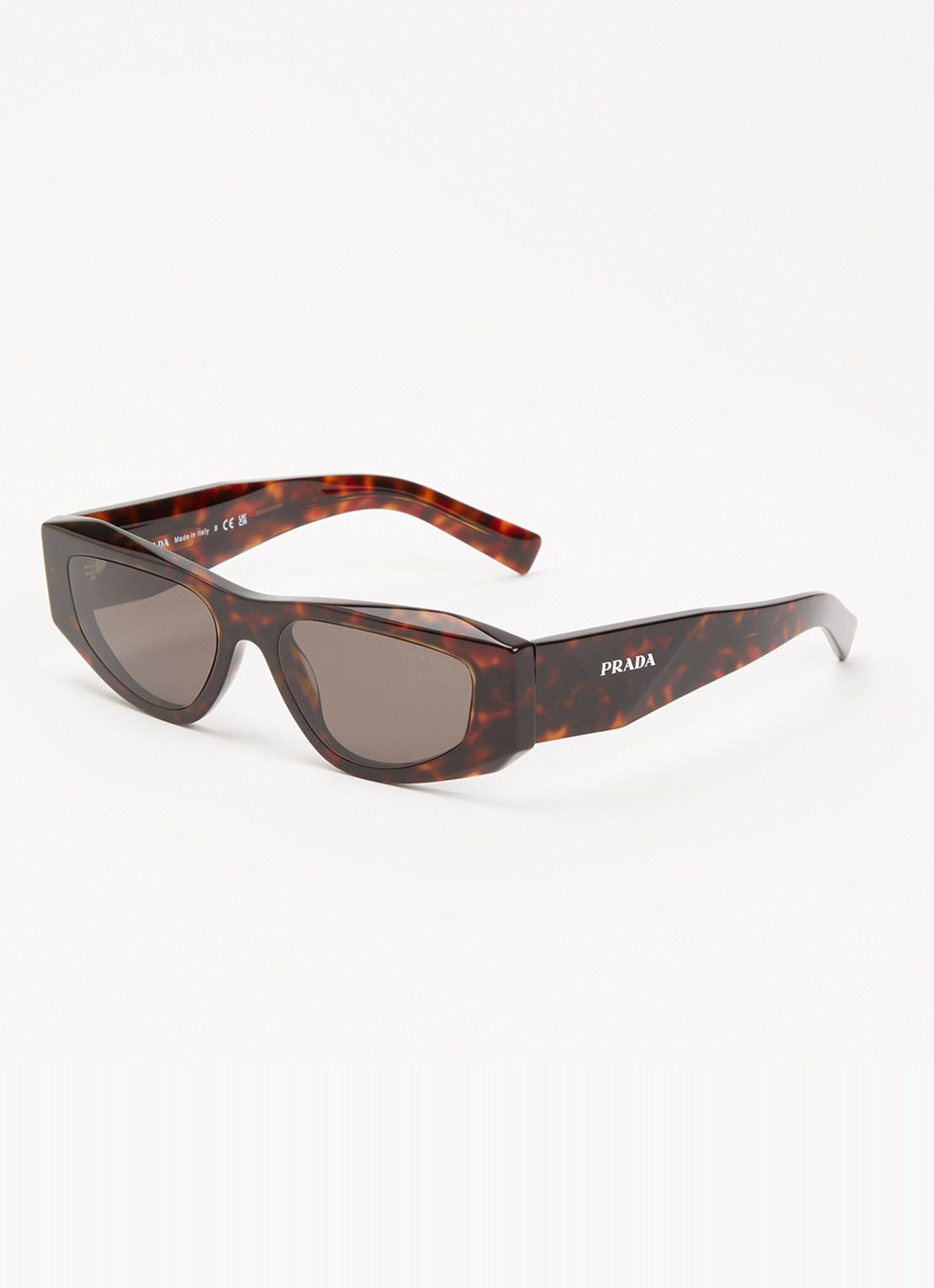 Prada Retro zonnebril PRB19S - voorkant 4 donkerbruin