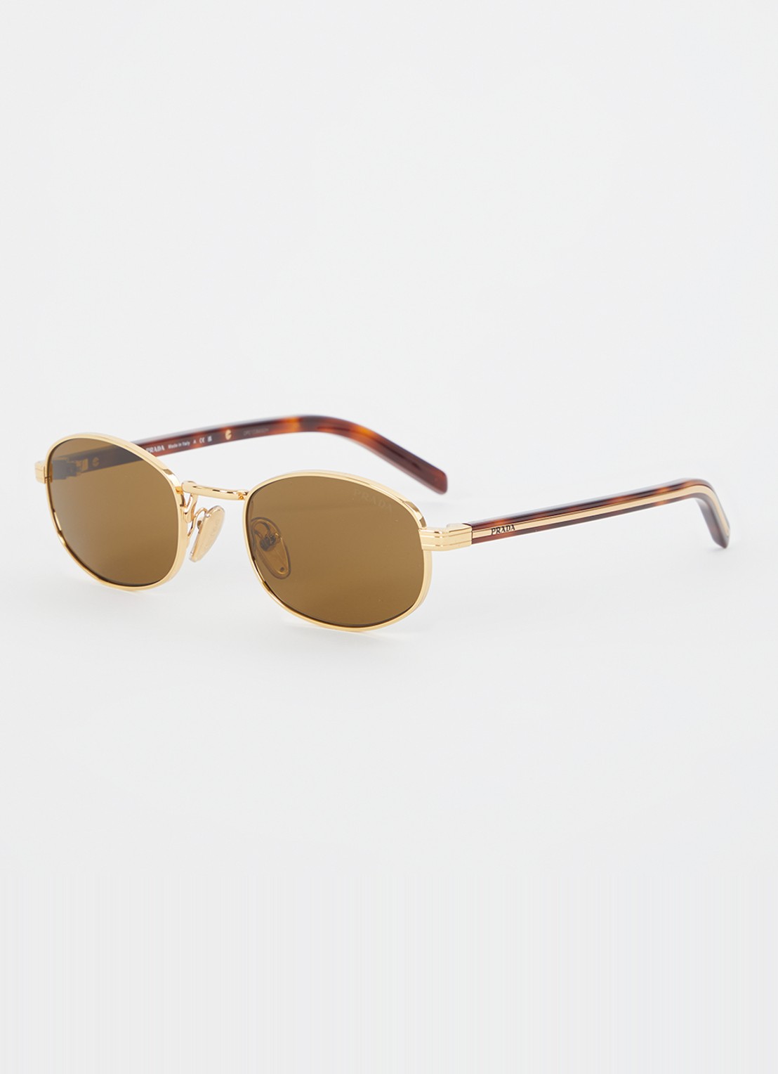 Prada Retro zonnebril PRB53S - voorkant 4 goud