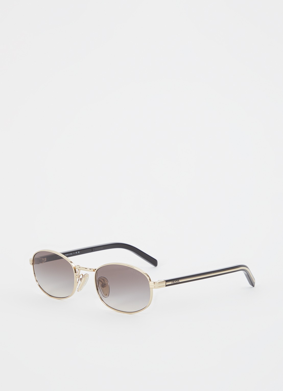 Prada Retro zonnebril PRB53S - voorkant 4 goud