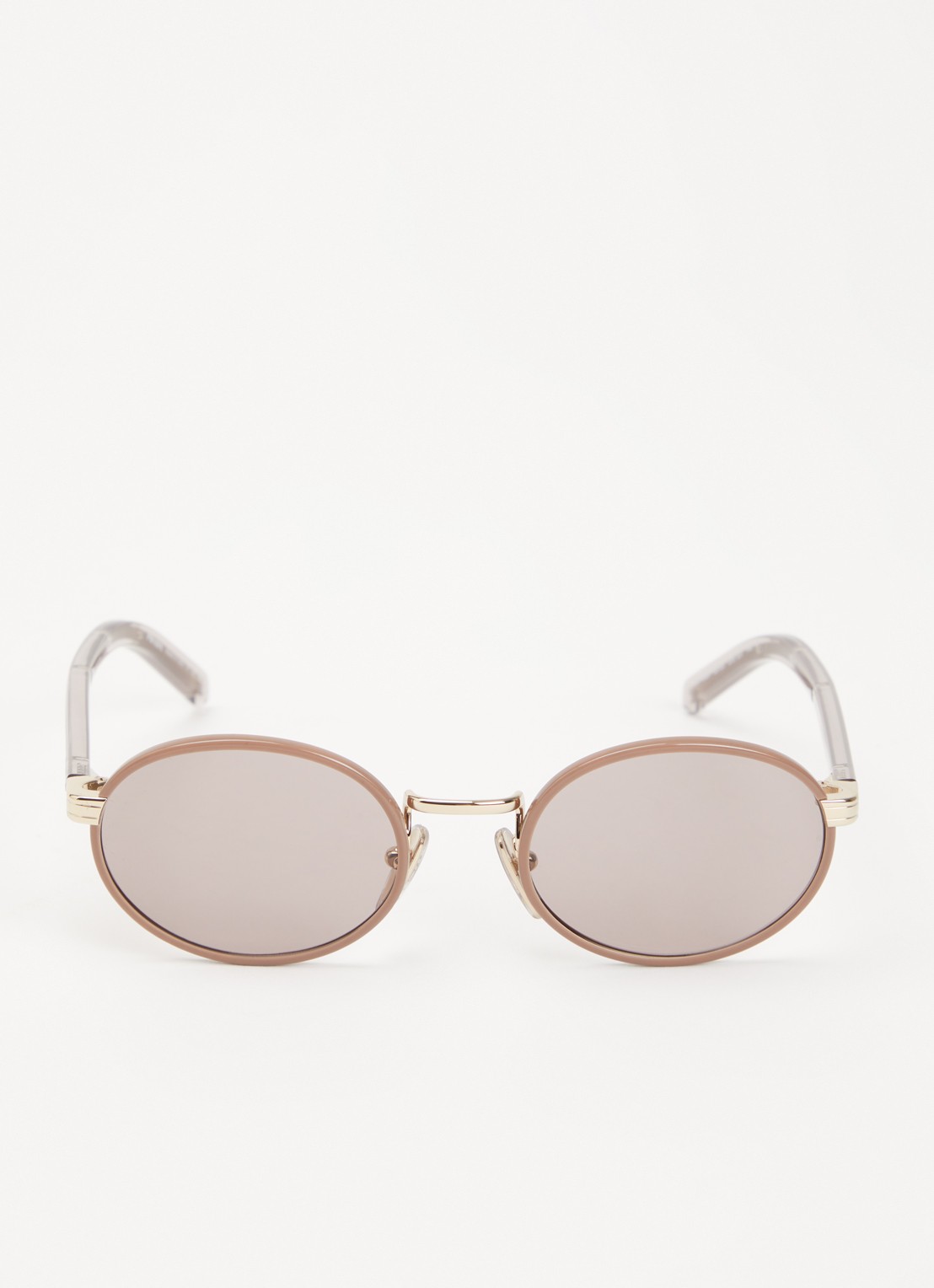 Prada Retro zonnebril PRB56S - detail lichtbruin