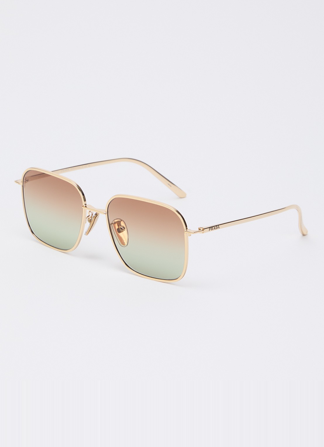 Prada Retro zonnebril PRC54SD - voorkant goud