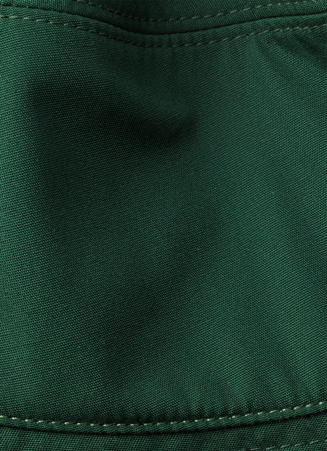 Prada Reversible bucket hoed met logo - achterkant 3 groen
