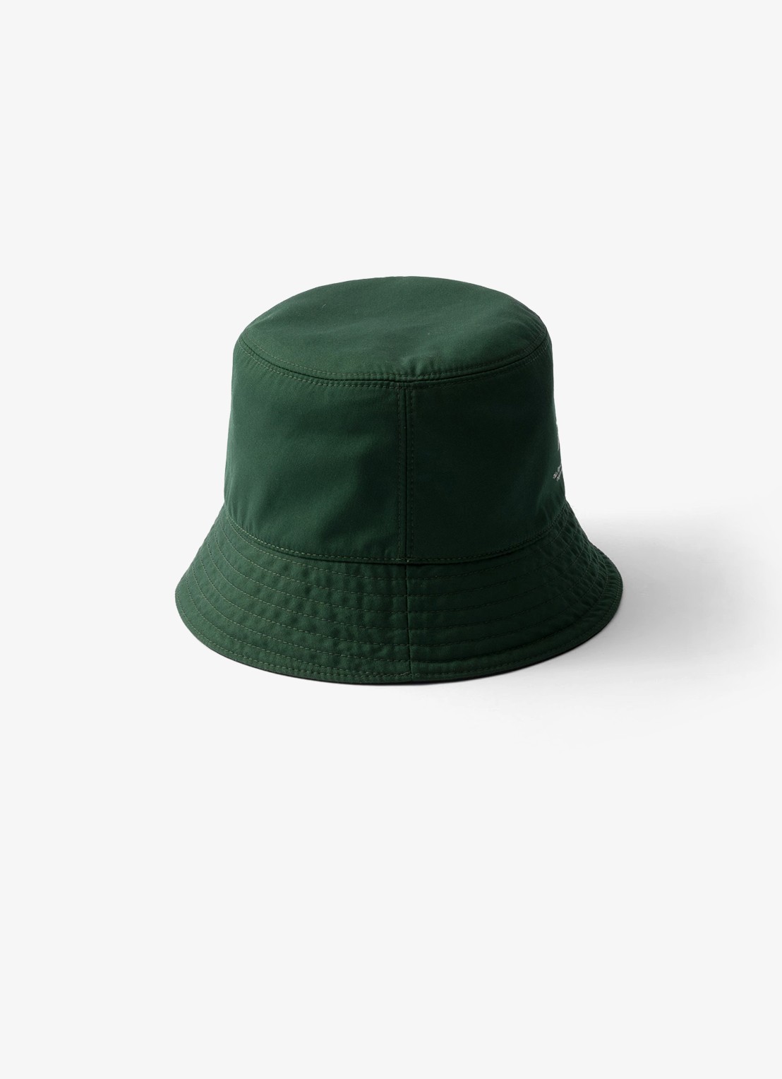 Prada Reversible bucket hoed met logo - voorkant 2 groen