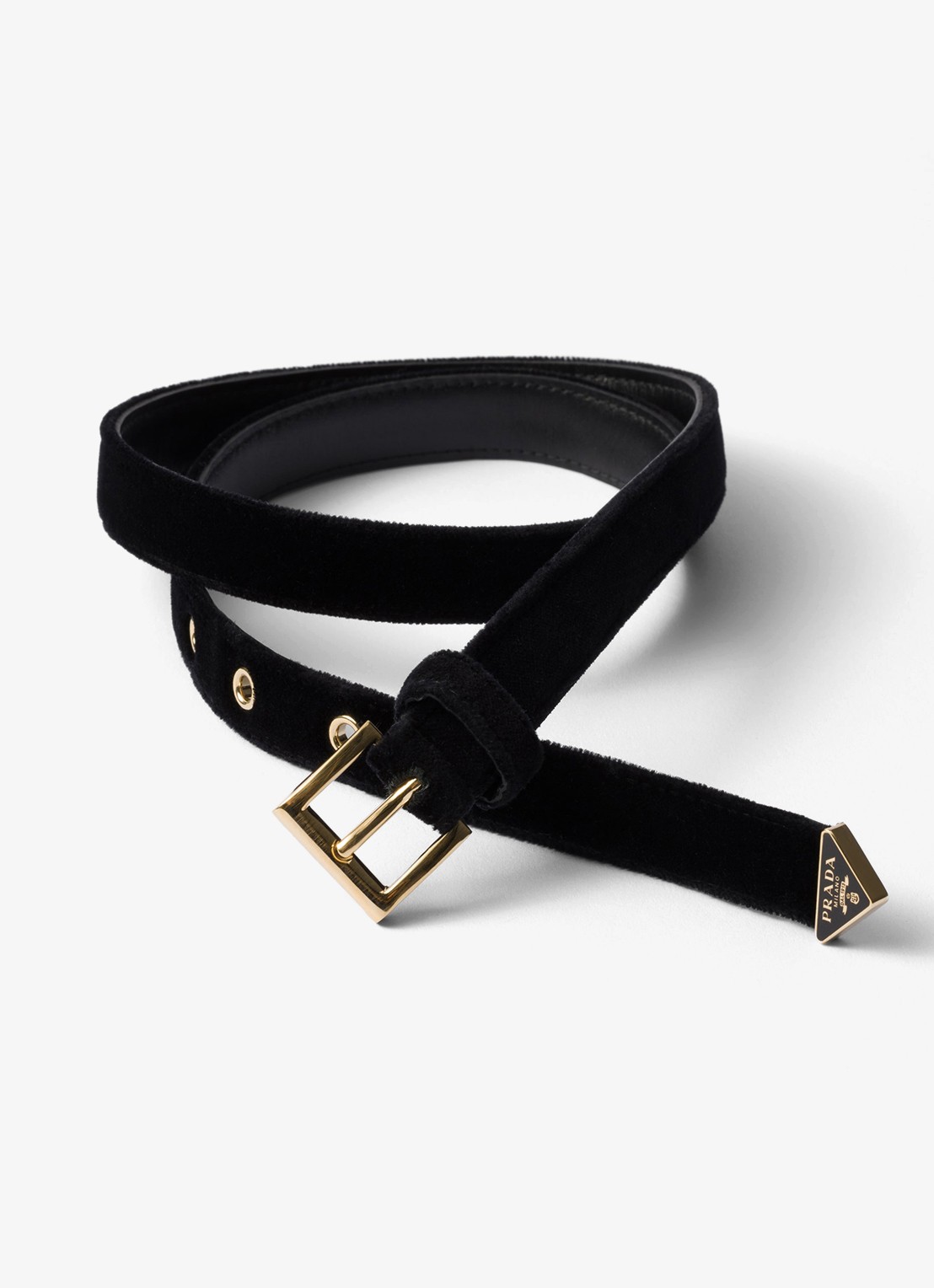 Prada Riem van fluweel - voorkant 2 zwart