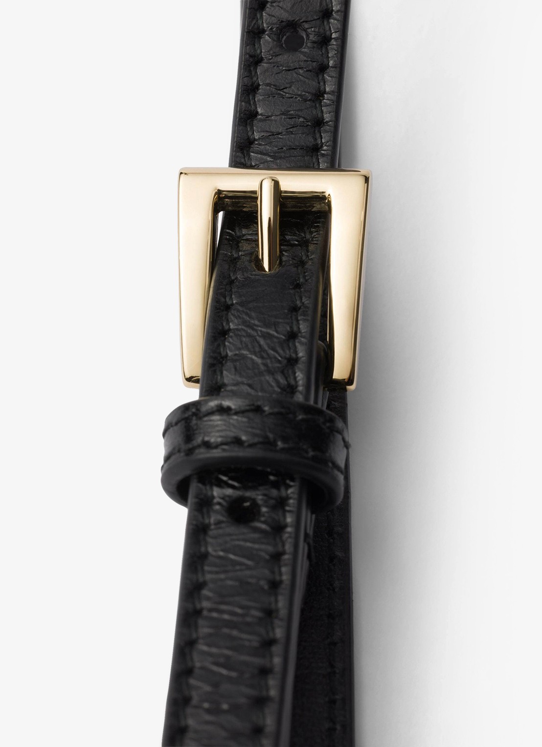 Prada Riem van kalfsleer - detail 3 zwart