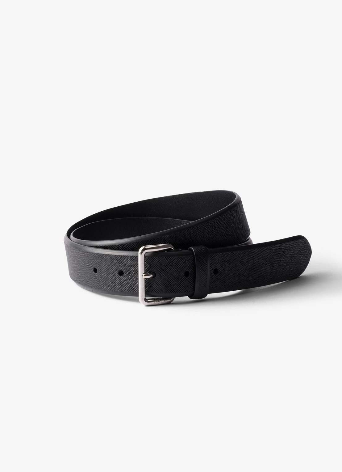 Prada Riem van kalfsleer - voorkant zwart