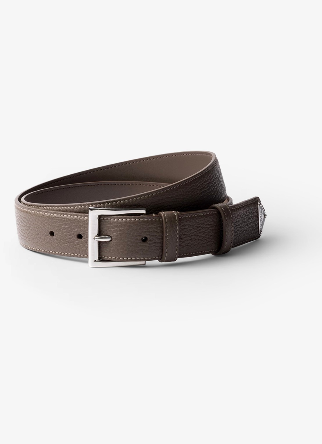 Prada Riem van kalfsleer - voorkant taupe