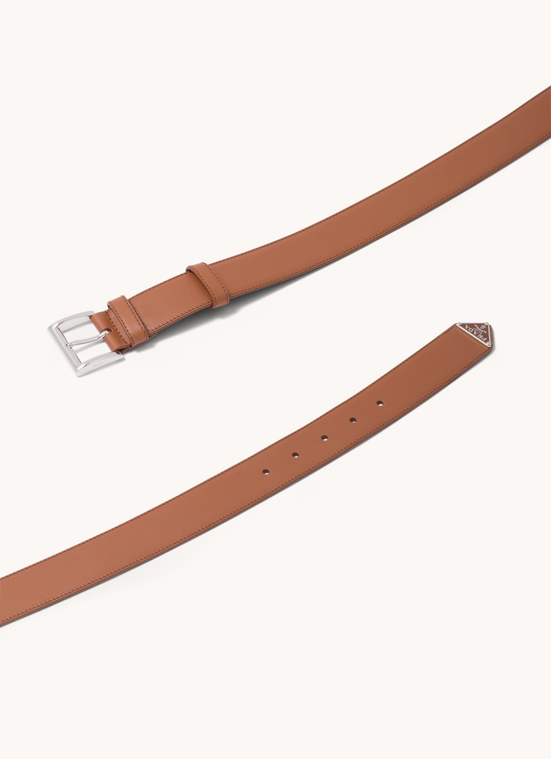 Prada Riem van leer - detail 4 roestbruin