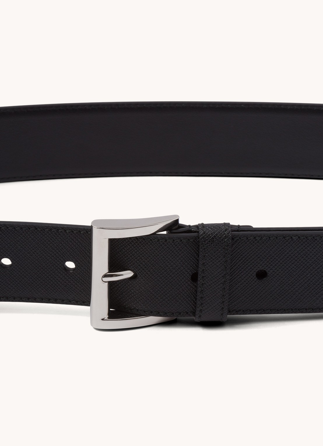Prada Riem van leer - voorkant 2 zwart