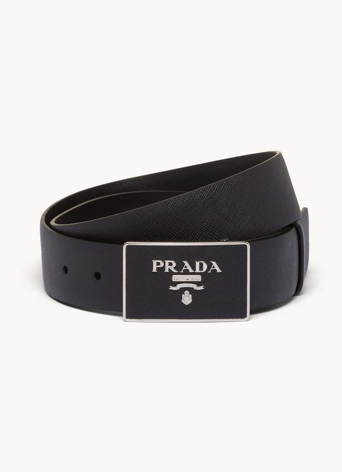 Prada Riem van leer - voorkant 3 zwart