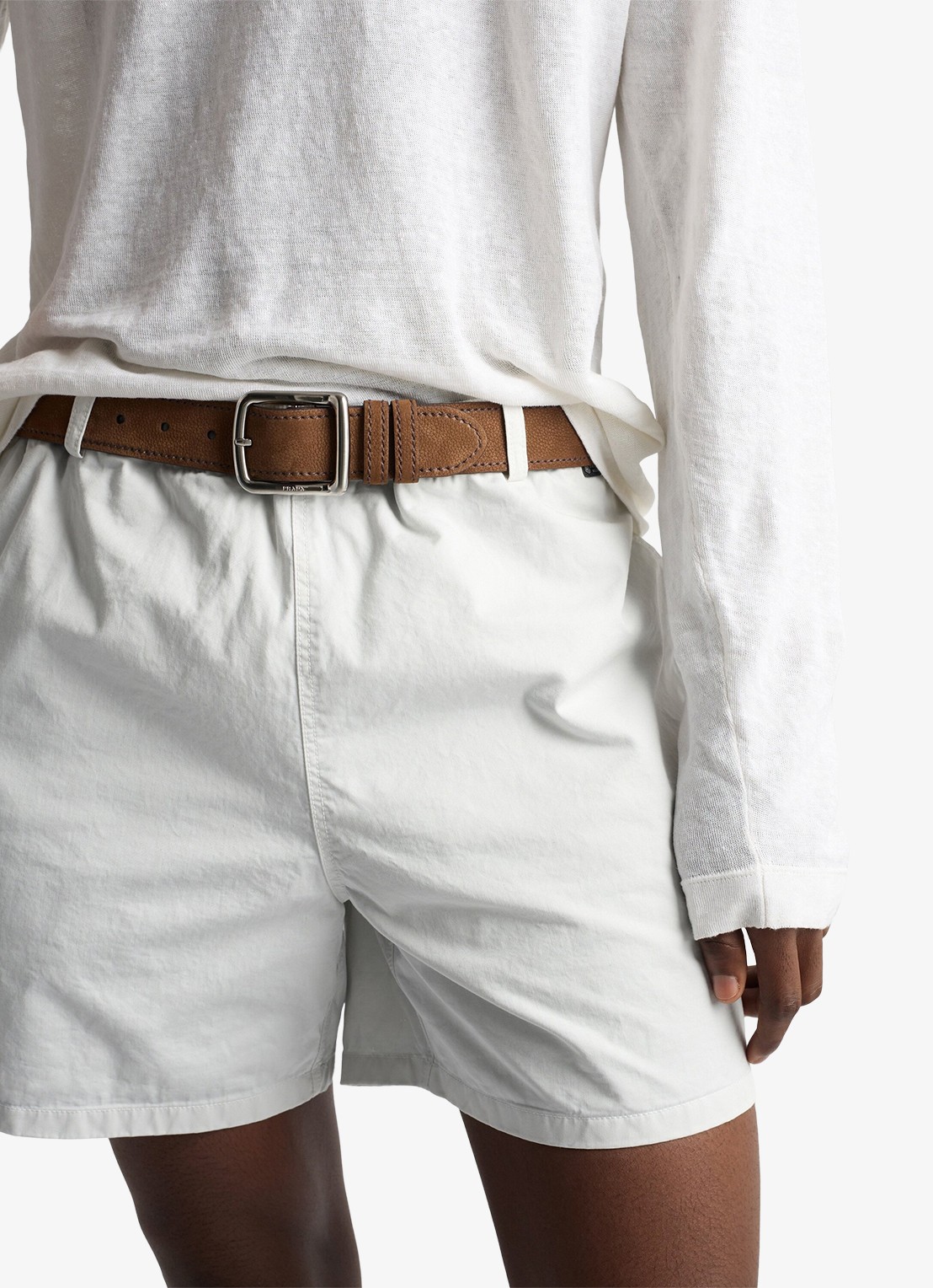 Prada Riem van nubuck - voorkant 2 bruin
