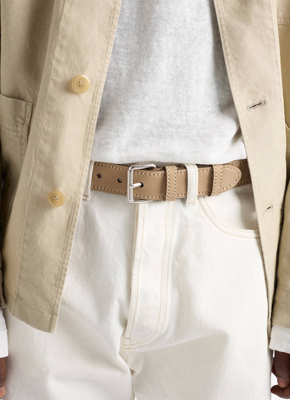 Prada Riem van nubuck - voorkant 2 beige