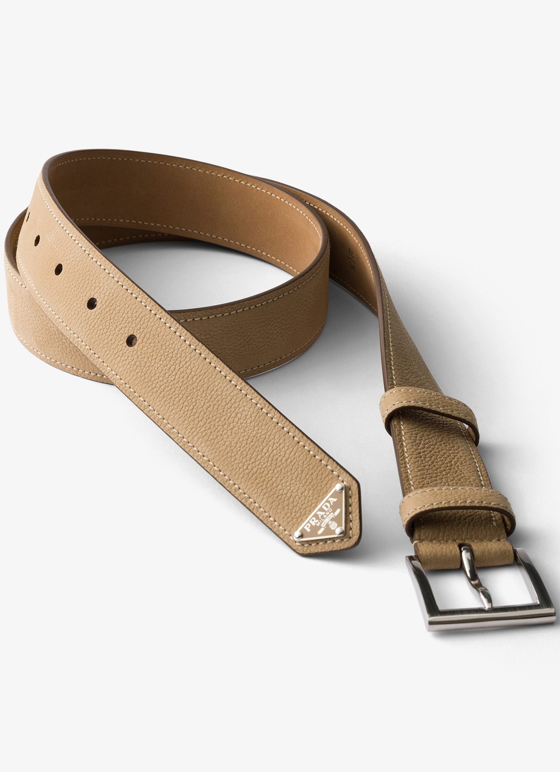 Prada Riem van nubuck - detail 2 neutral
