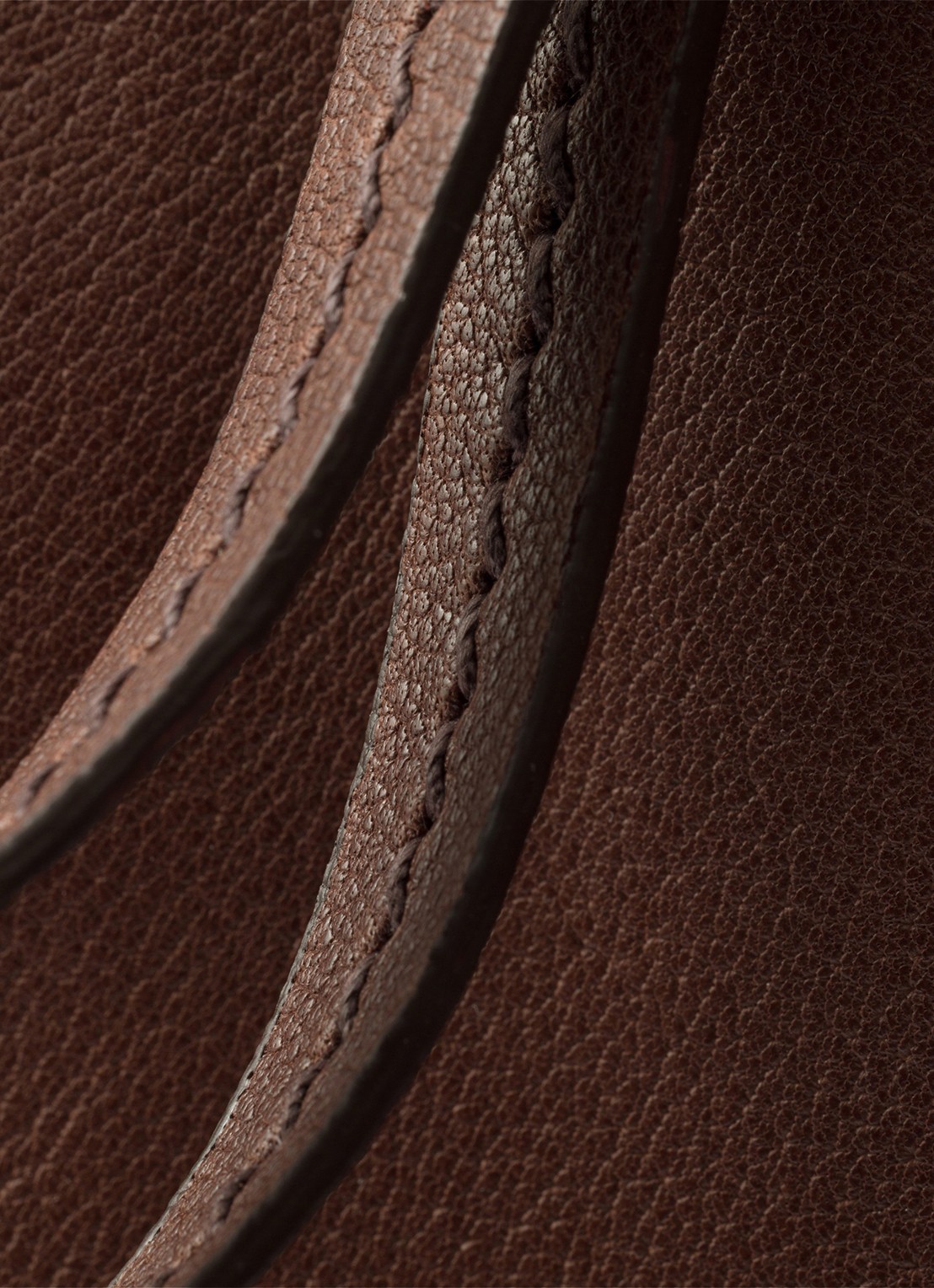 Prada Route Large schoudertas van leer - detail 6 bruin