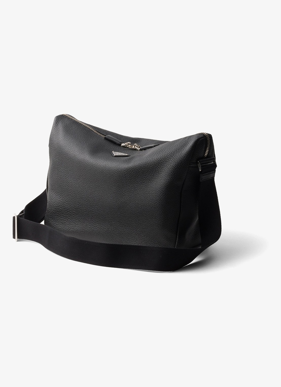 Prada Schoudertas van kalfsleer - detail 3 zwart