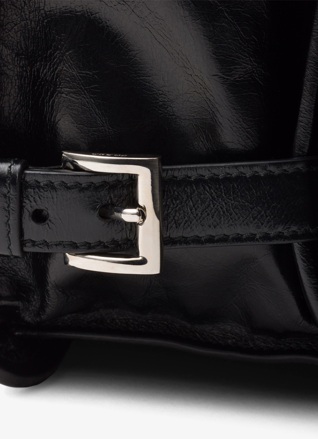Prada Schoudertas van kalfsleer - detail 4 zwart
