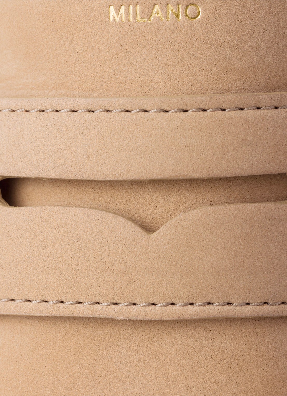 Prada Shuffle loafer van nubuck - detail 6 beige
