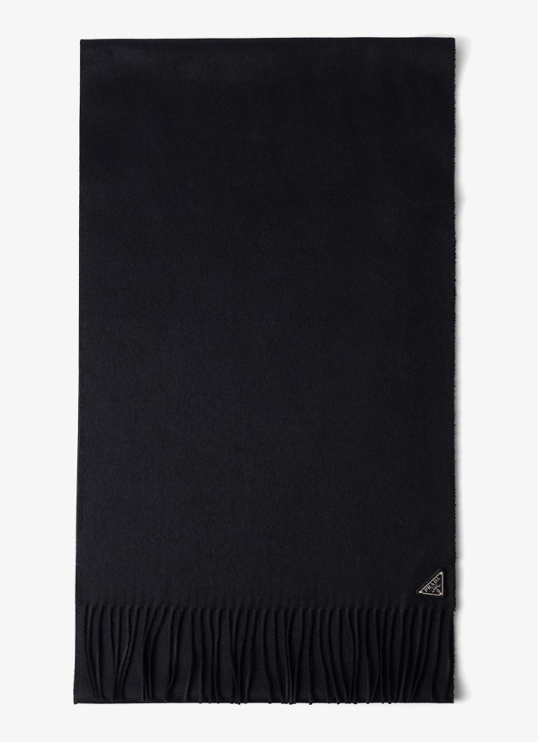 Prada Sjaal in zijdeblend 170 x 35 cm - voorkant 3 zwart