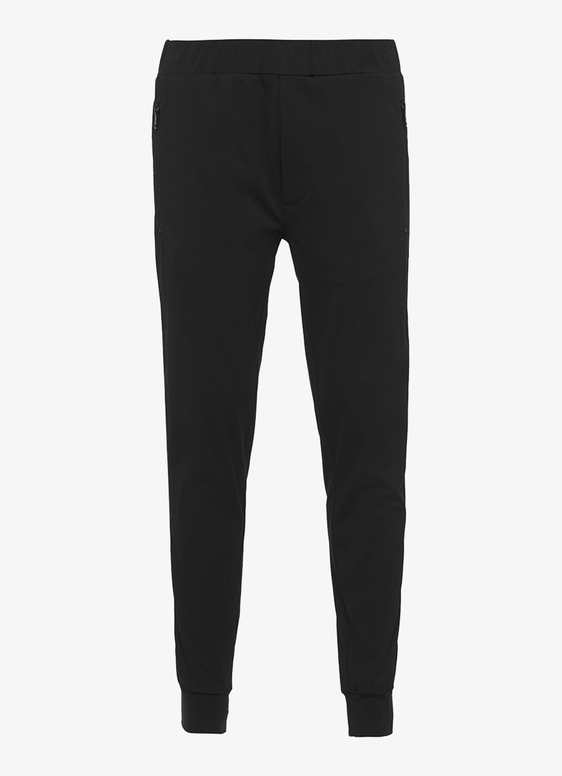 Prada Slim fit broek met ritszakken - voorkant zwart