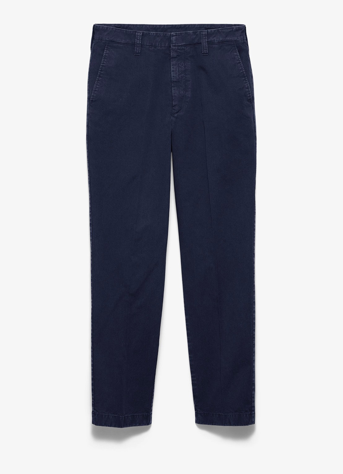 Prada Slim fit chino met steekzakken - voorkant 2 donkerblauw