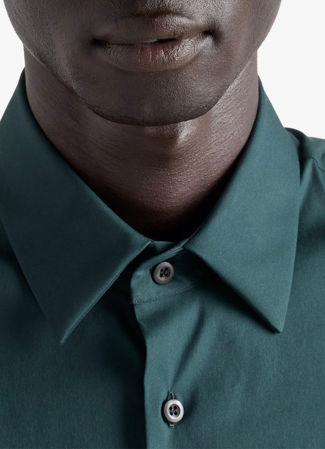 Prada Slim fit overhemd van katoen - detail 4 groen