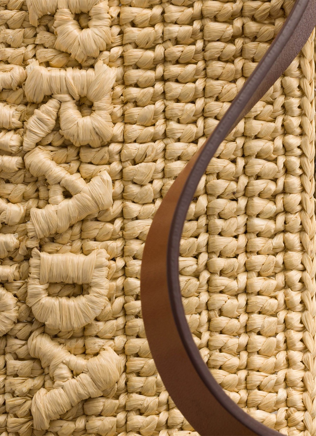 Prada Small crossbodytas van crochet met logo - detail 5 beige