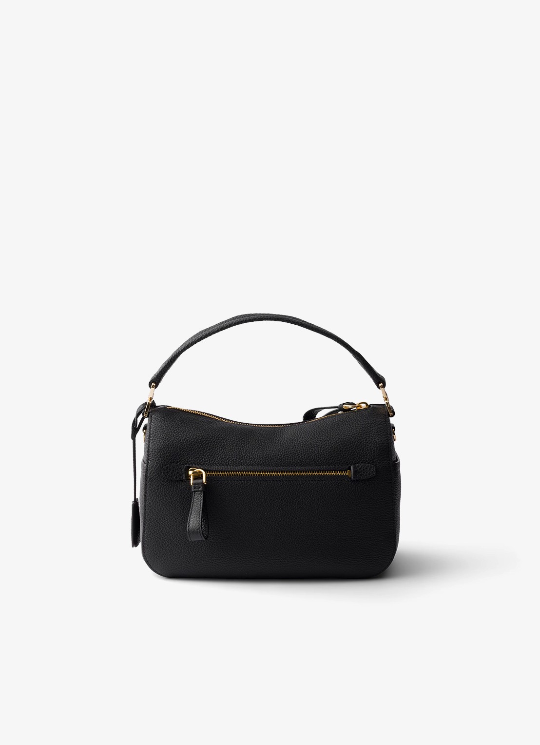 Prada Small handtas van kalfsleer - achterkant zwart