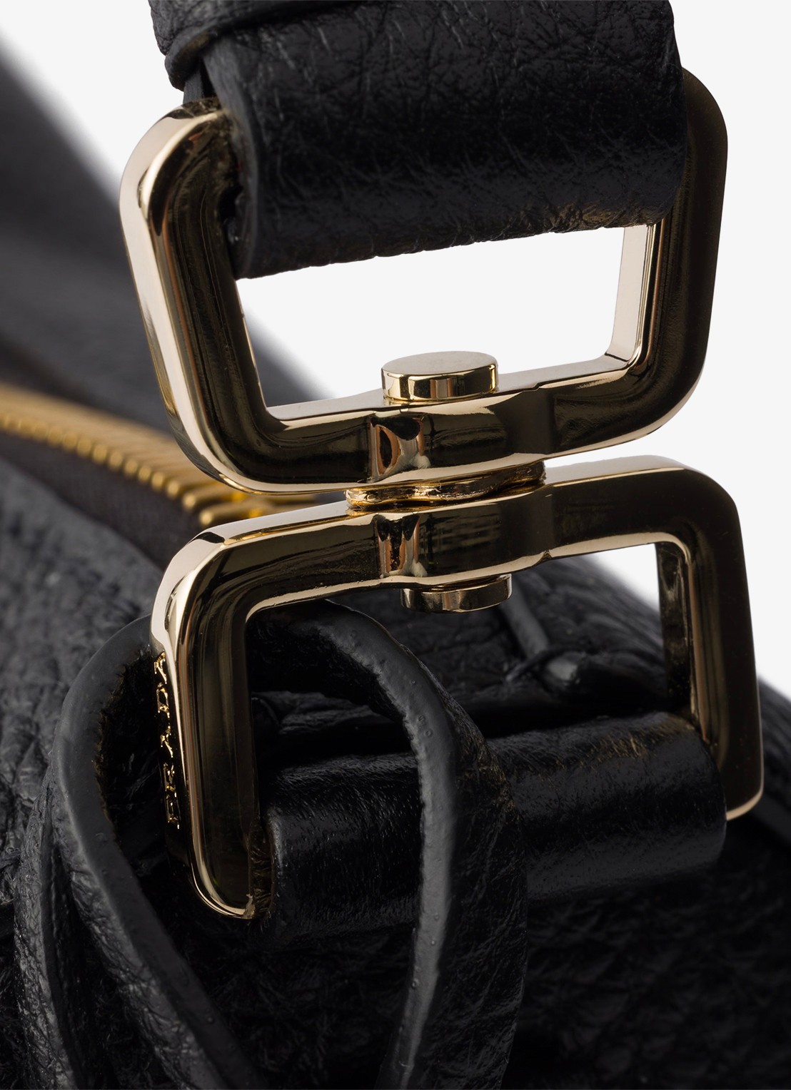 Prada Small handtas van kalfsleer - detail 4 zwart
