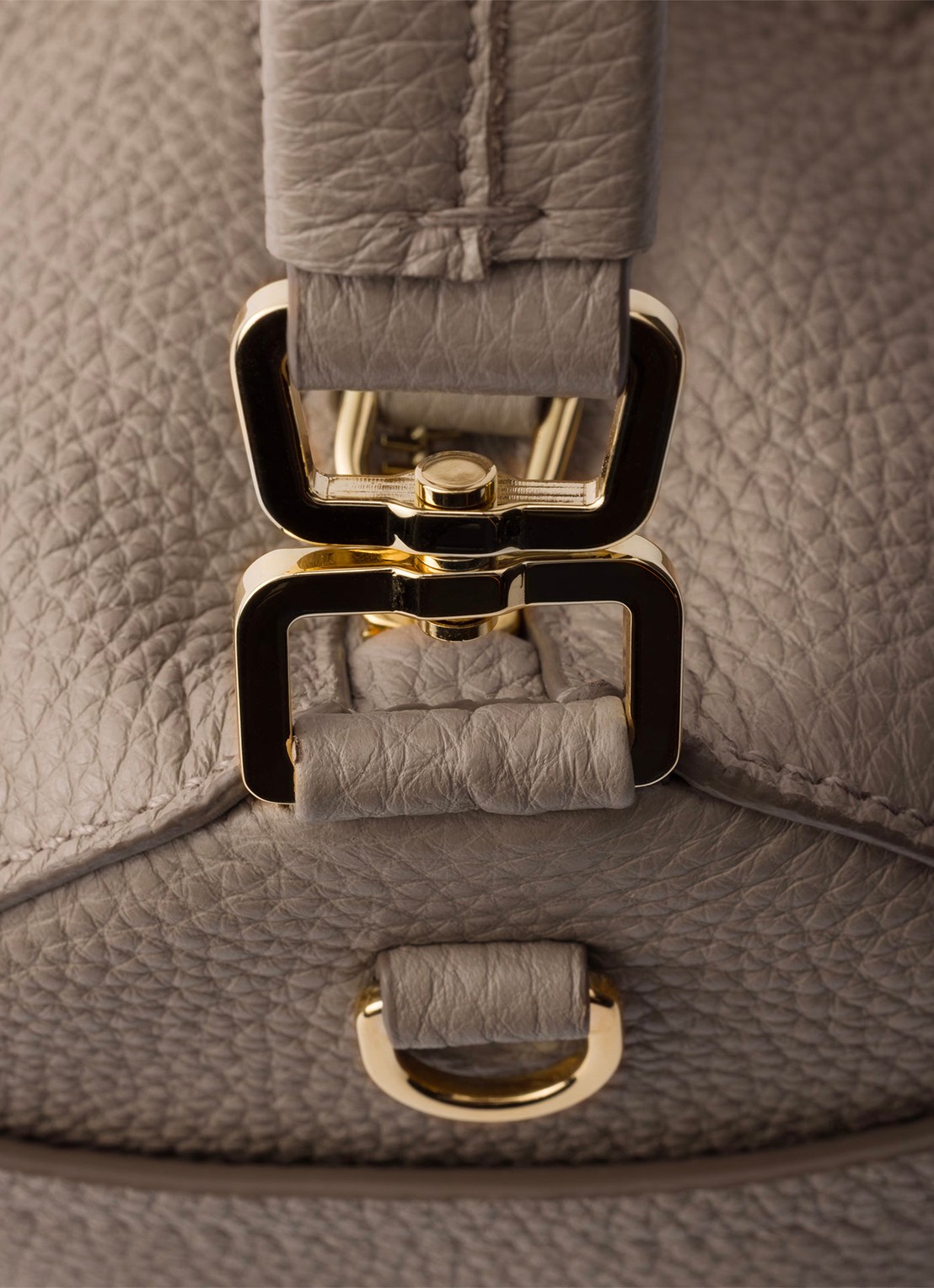 Prada Small handtas van kalfsleer - detail 3 taupe