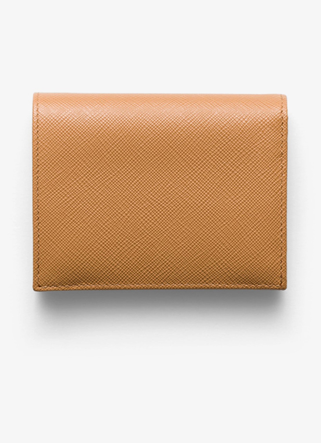 Prada Small portemonnee van kalfsleer  - achterkant 4 camel