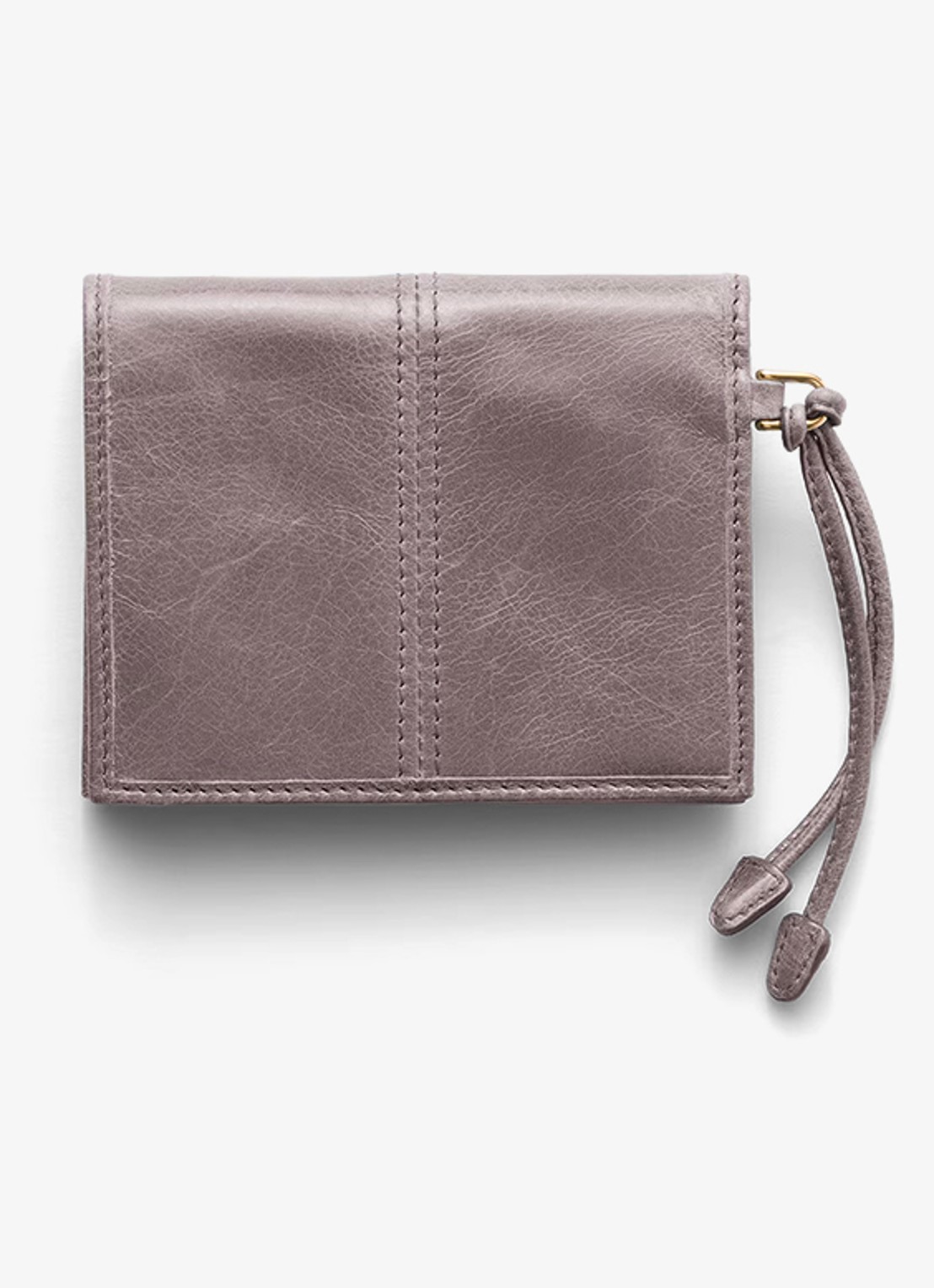Prada Small portemonnee van kalfsleer - achterkant 3 taupe