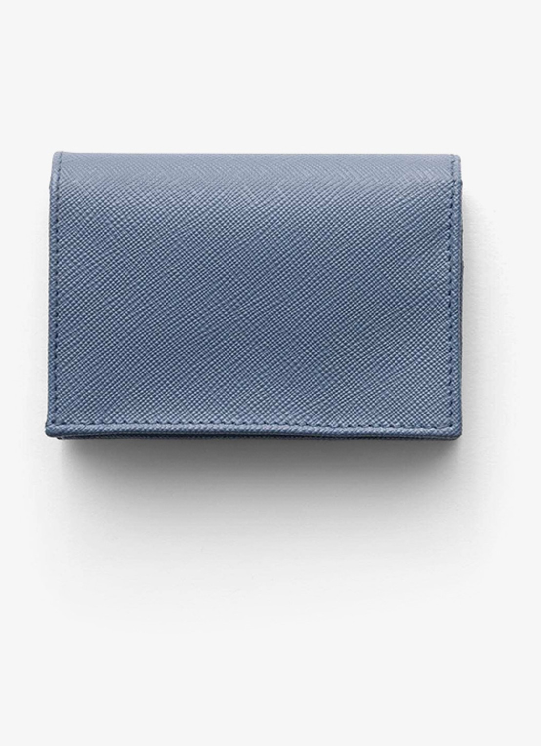 Prada Small portemonnee van kalfsleer - achterkant 2 blauw
